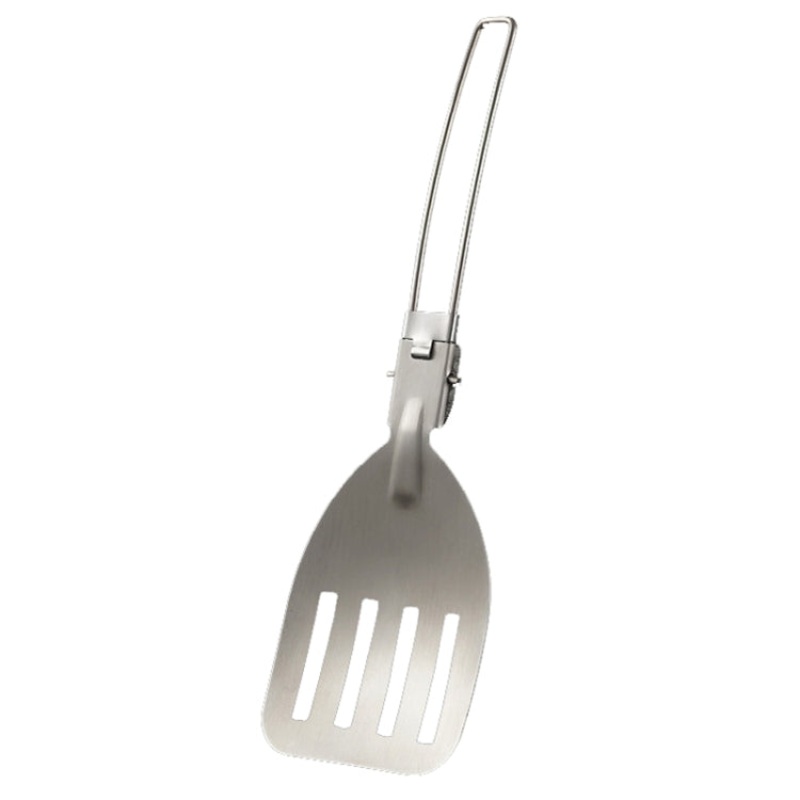 Stainless Steel Folding Frying Spatula Outdoor Camping Portable Tableware (Fry Shovel)