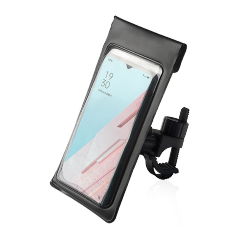 Waterproof Mobile Phone Navigation Bracket for Outdoor Cycling (Black)