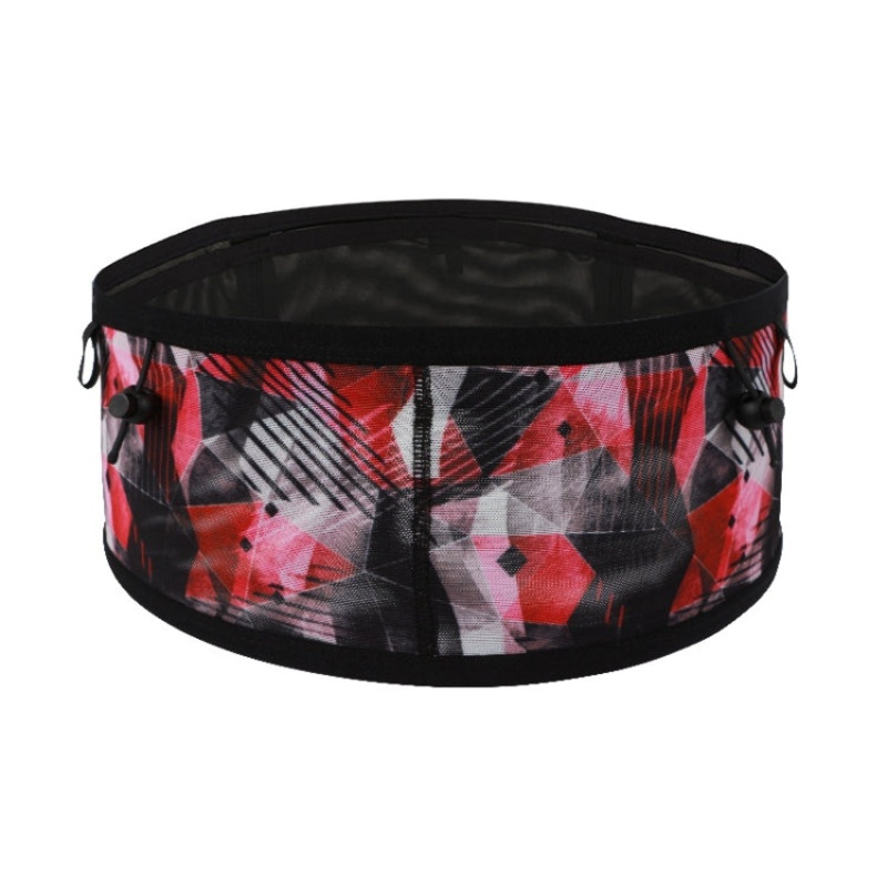 Large Capacity Elastic Mesh Close-Fitting Mobile Phone Kettle Bag (Red) XL