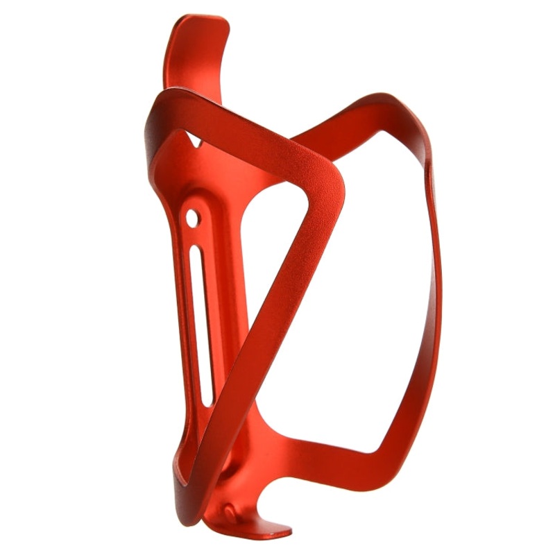 Bicycle Aluminum Water Bottle Cage Holder (Red)