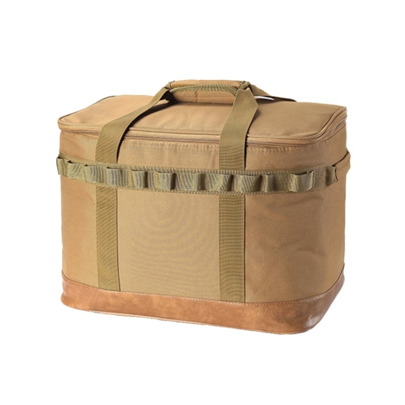 Camping Waterproof Tableware and Kitchenware Storage Bag Multifunctional Picnic Bag (Khaki)