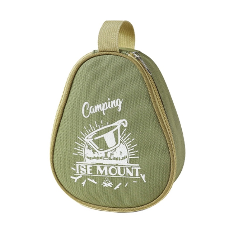 Outdoor Camping Syrah Bowl Storage Bag Large Capacity Camping Tote (Green)