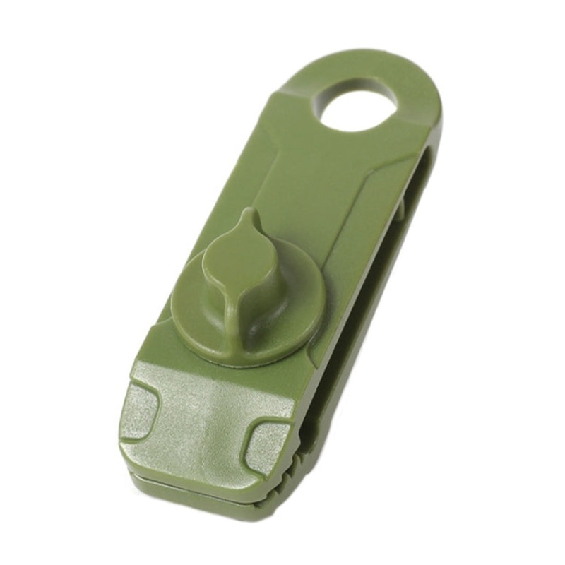 Tent Additional Pull Point Shark Clips Outdoor Camping Canopy Windproof Clip (Dark Green)