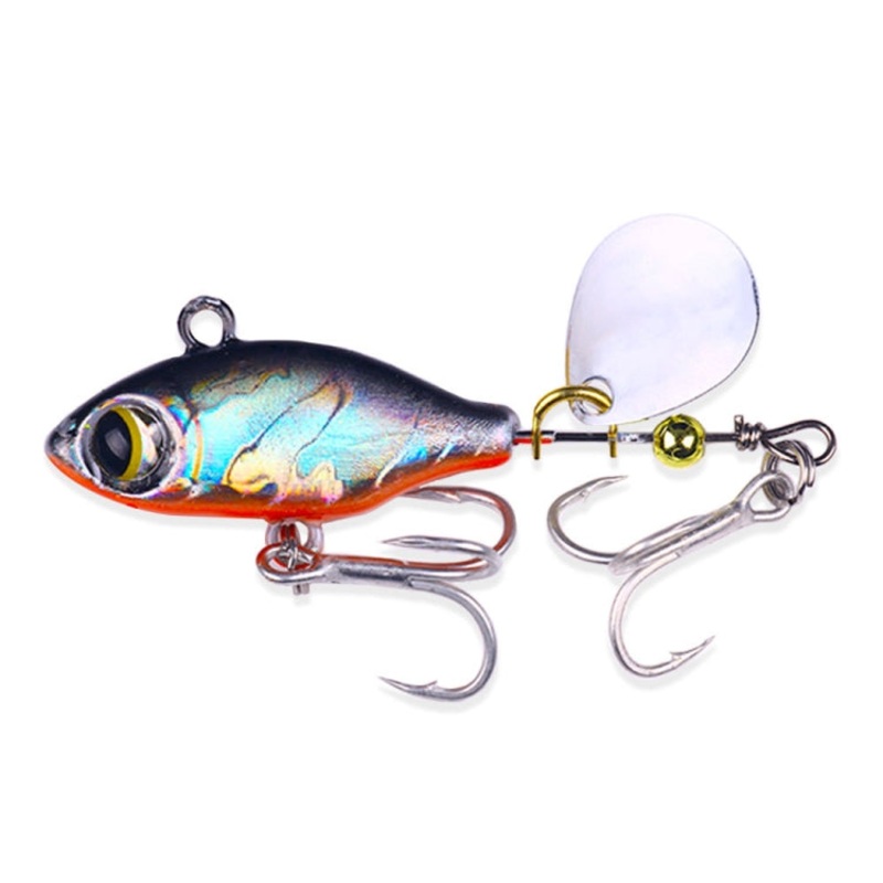 HENGJIA Submerged VIB Fake Lures Sequin Lures, Size: 4.8cm 7g(5)