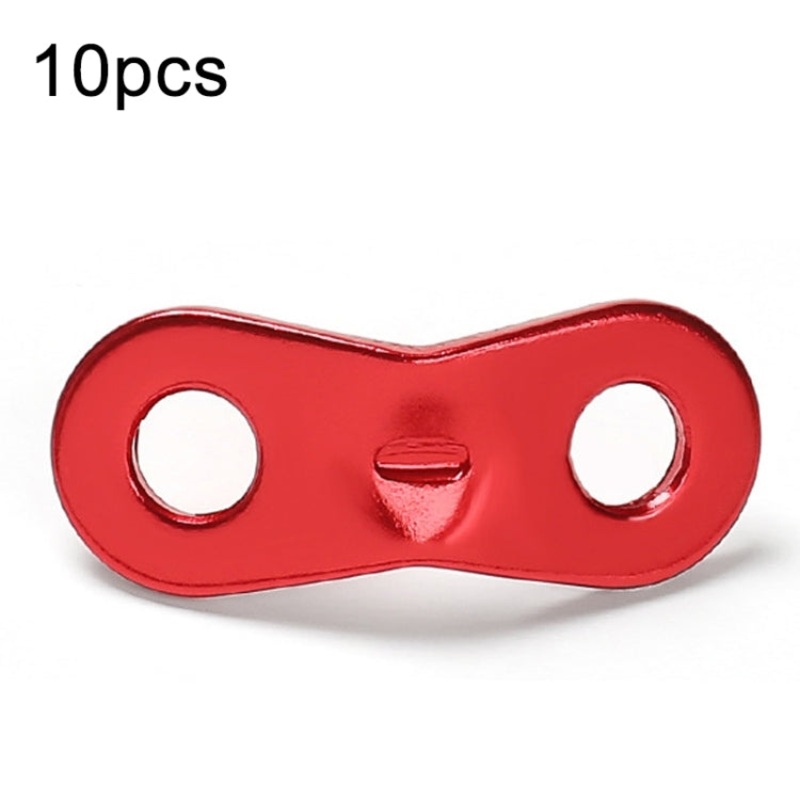 Outdoor Camping Binocular Wind Rope Buckle Canopy Tent Pull Rope Stop Adjustment Piece (Red)