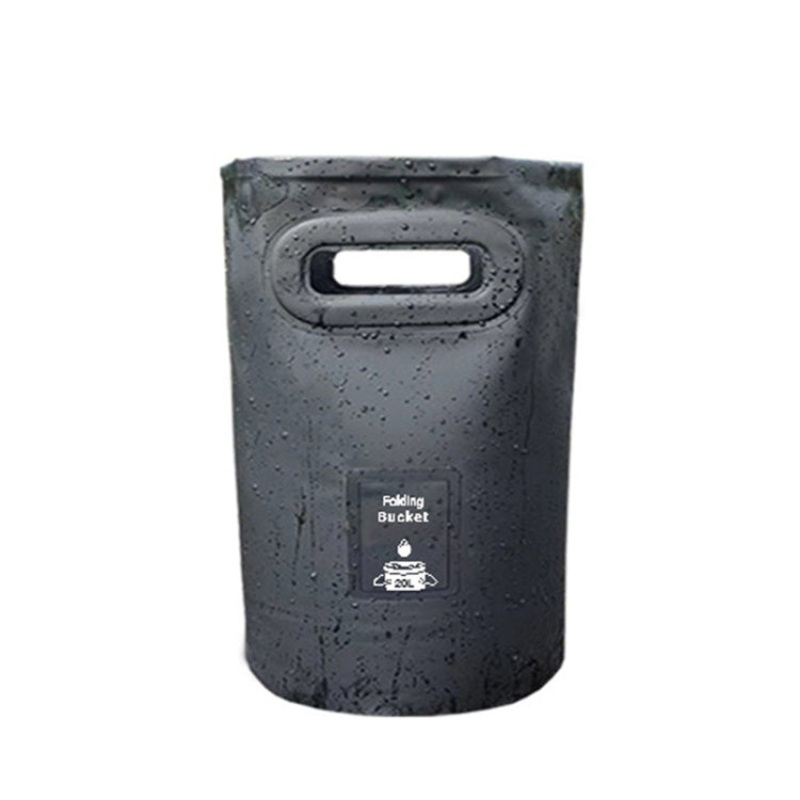 Outdoor Folding Bucket Convenient Camping Picnic Fishing Barrel 20L Capacity (Available in Various Colors)