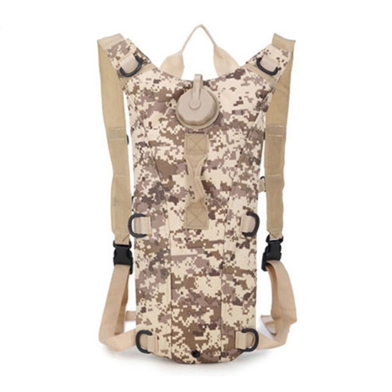 3L Outdoor Cycling Mountaineering Water Bag Duffel Backpack (Desert Digital)