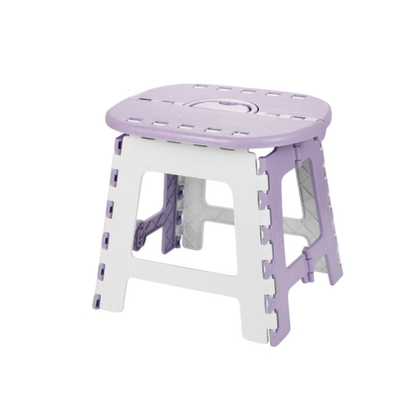 Convenient Folding Outdoor Portable Stool (Violet Small)