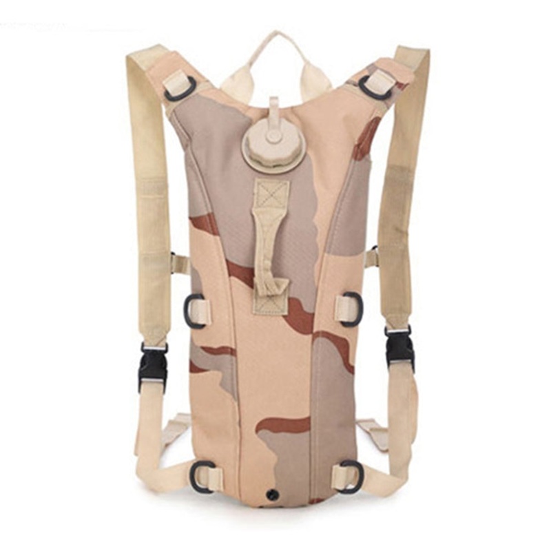 Cycling Mountaineering Water Bag Duffel Backpack (Sand Camouflage) for Outdoor Activities