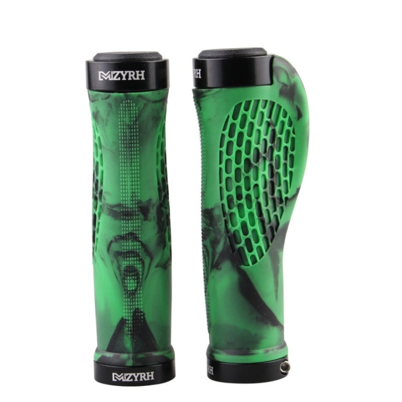 MZYRH 1pair Mountain Bike Bicycle Handlebar Grips Protective Covers(Dark Green)