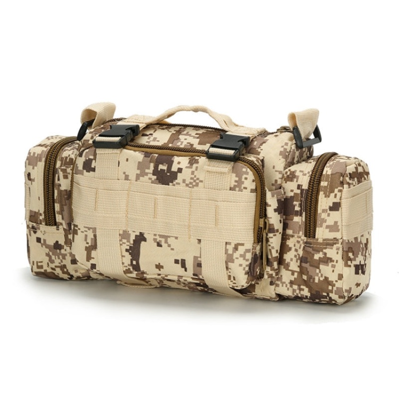 Sports Outdoor Fishing Waterproof Waist Bag Photography Multifunctional Bag (Desert Digital)