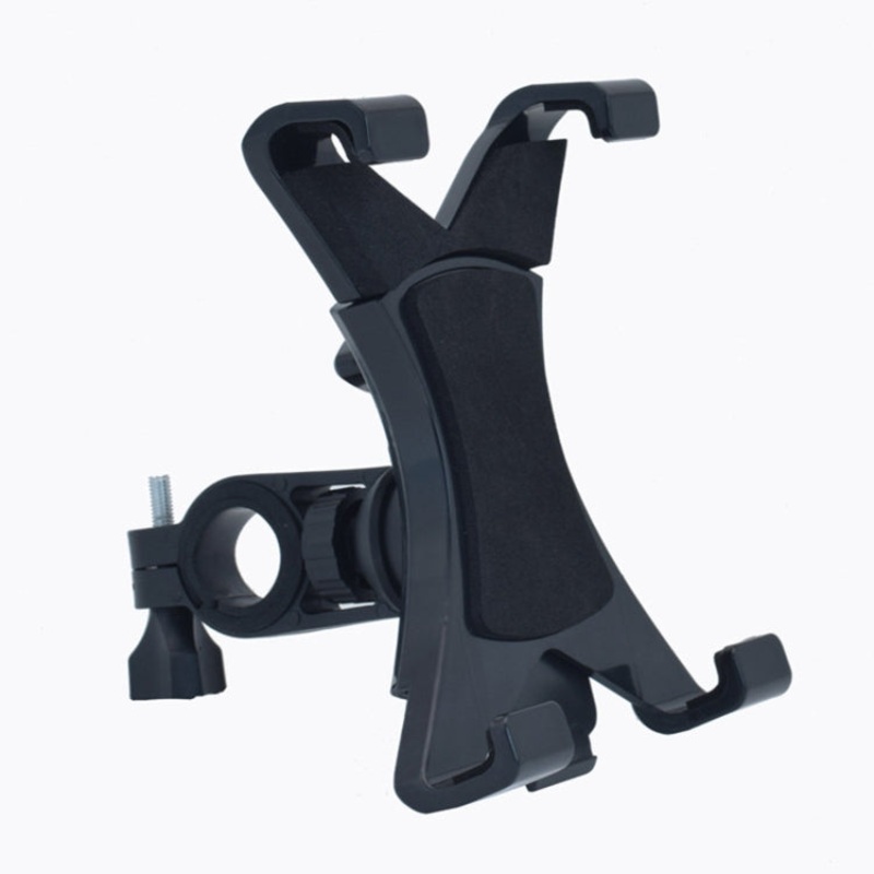 Adjustable Motorcycle Bicycle Handlebar Mount Tablet Stand (Black)