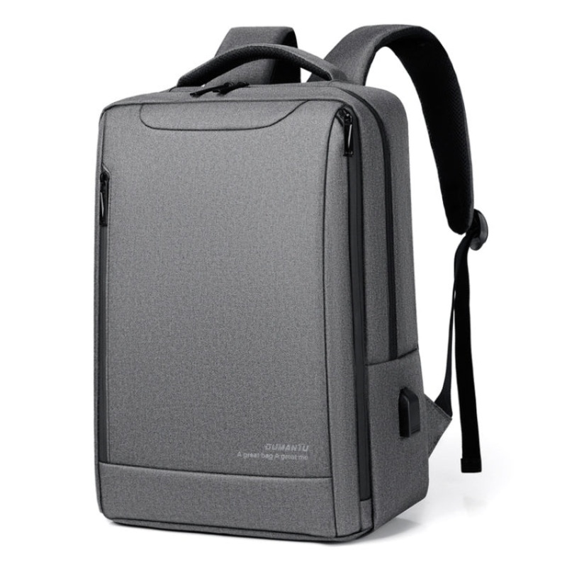 Business Backpack Men Casual Computer Bag (Gray)
