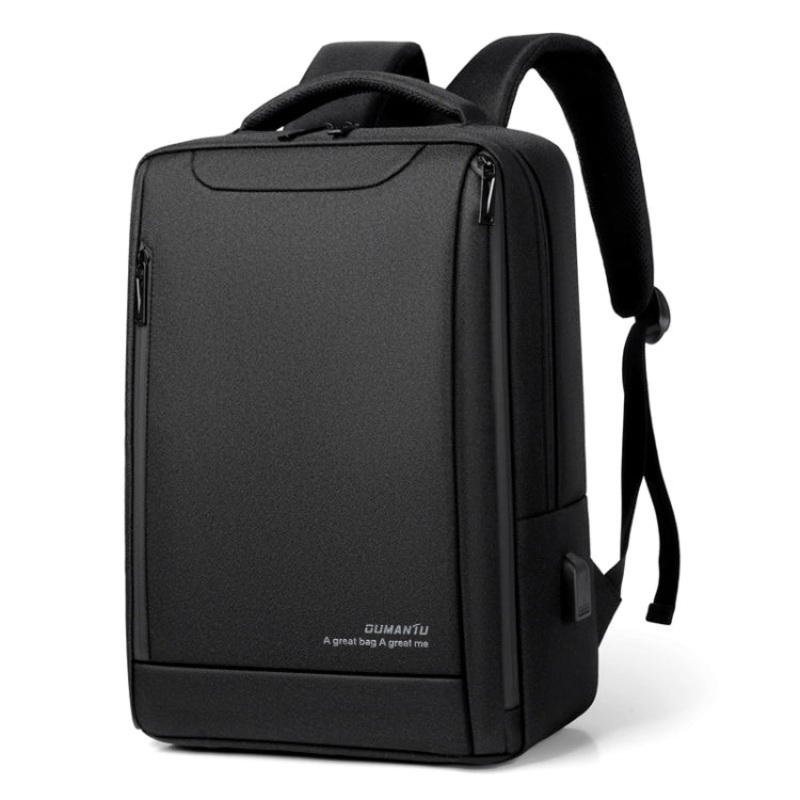 Casual Business Backpack Men Computer Bag Black