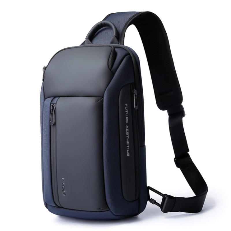Fashion Waterproof Shoulder Chest Bag(Oxford, Blue)