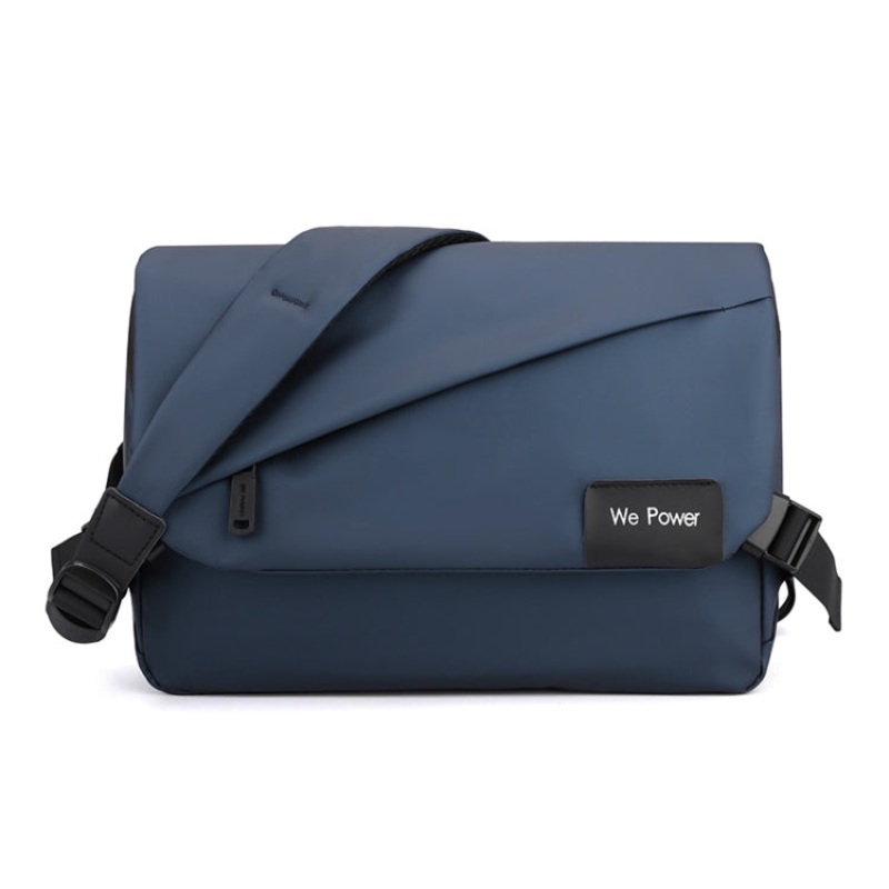 Large Capacity Waterproof Messenger Bag for Men (Dark Blue)