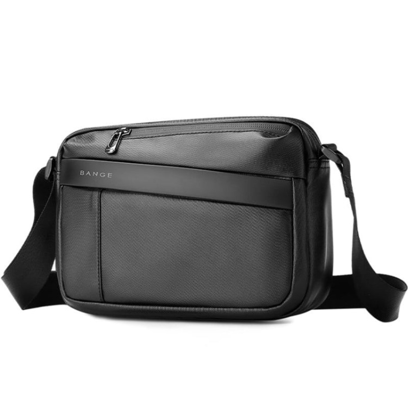 Men Waterproof Crossbody Shoulder Bag (Black)