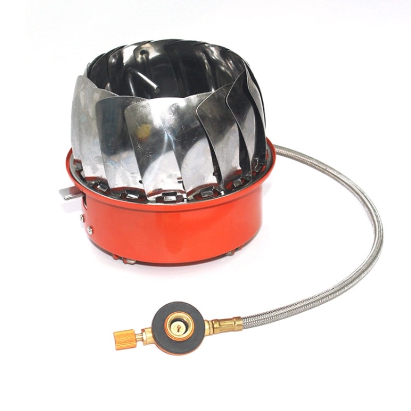 Portable Mini Gas Stove for Outdoor Camping and Mountaineering (Style: Lotus)