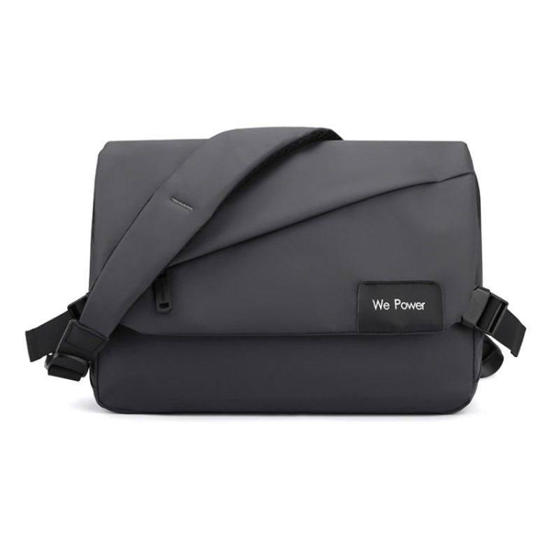 Simp Large Capacity Waterproof Messenger Bag - Gray