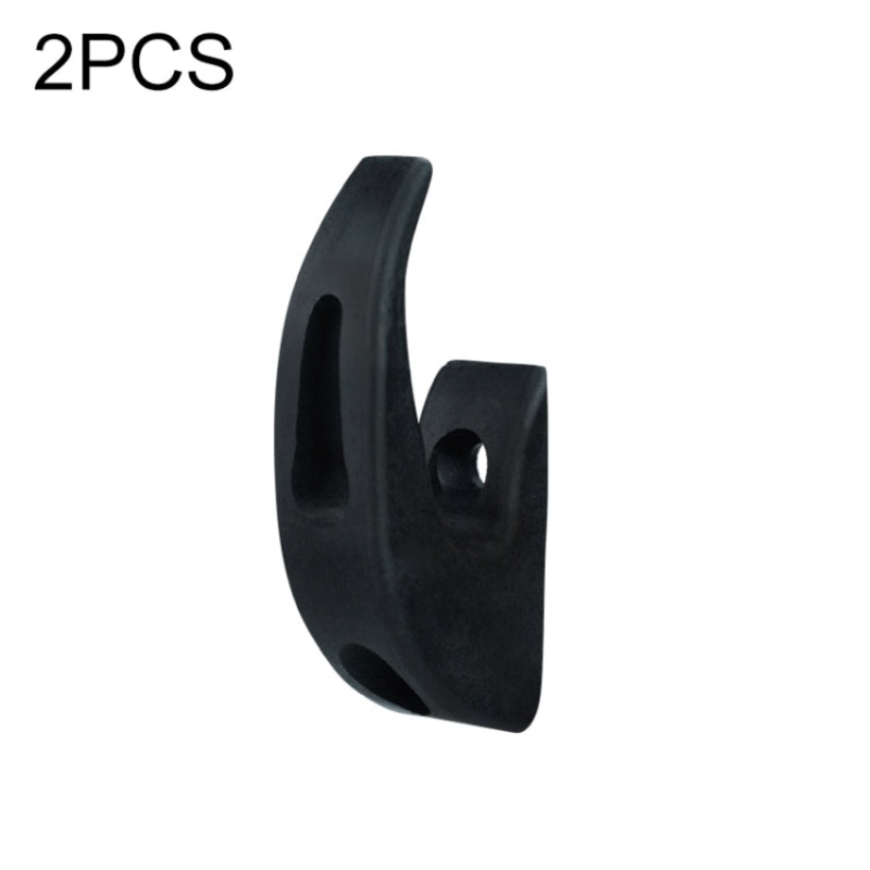 2pcs For Xiaomi M365 Series Electric Scooter Universal Storage Hook(Black)