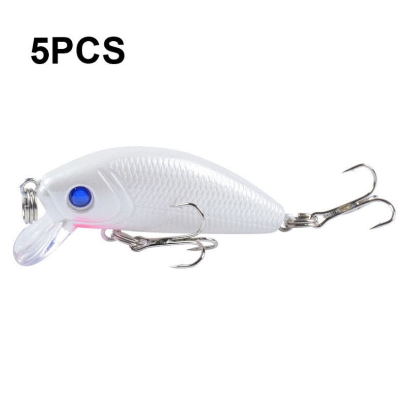 5 PCS M0081 5cm 3.6g Bionic Lure Mino Plastic Hard Lure(2)