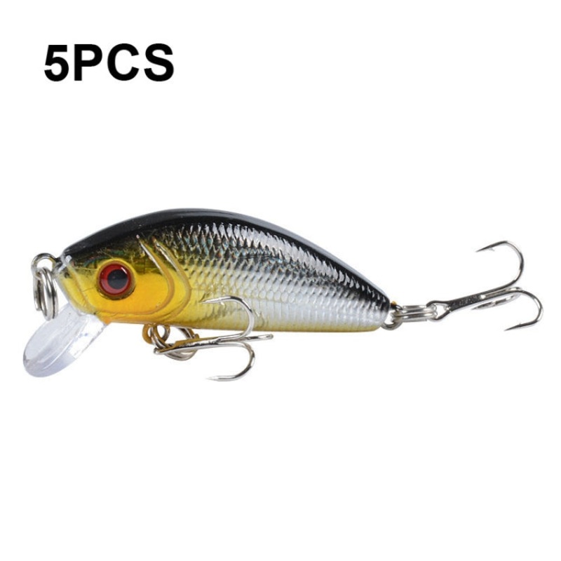 5 PCS M0081 5cm 3.6g Bionic Lure Mino Plastic Hard Lure(4)