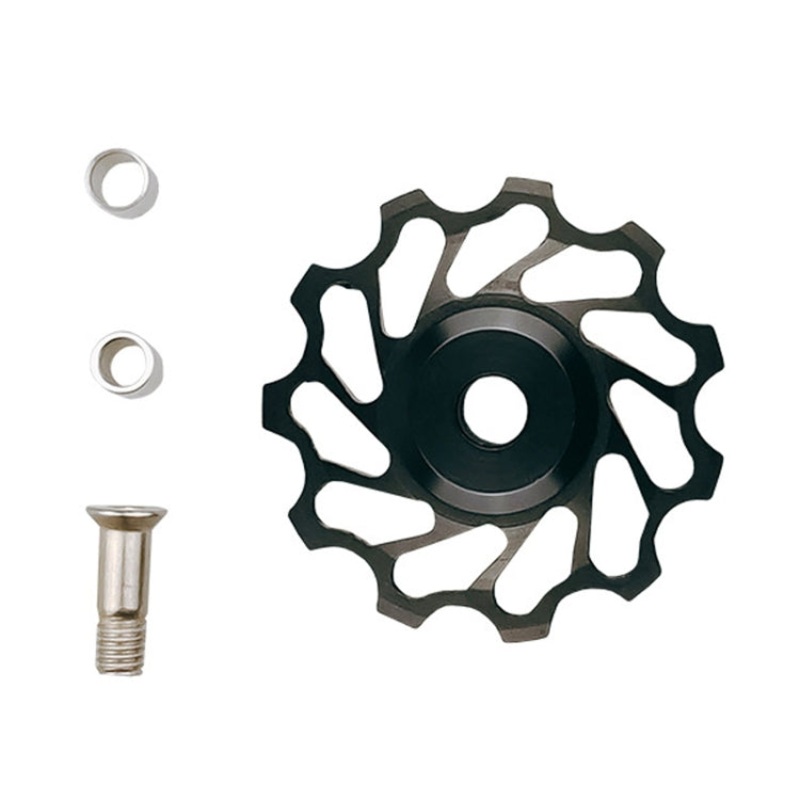 BIKERSAY Bicycle Rear Derailleur Bearing Guide Wheel Accessories, Color: SDL-11 Black