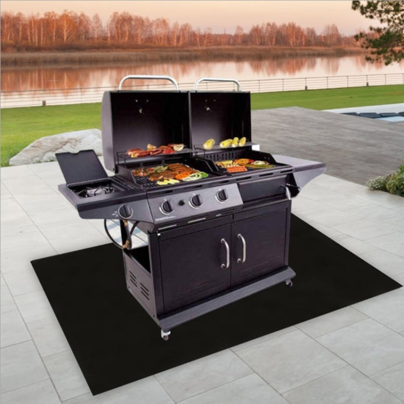 Fireplace Brazier Fire Mat Outdoor Lawn Patio Grill Fire Mat (39x47 Inches)