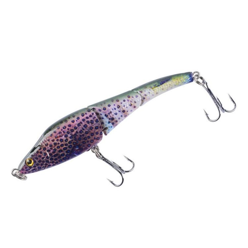 LB22 9.5cm/8.9g Multi-section VIB Plastic Hard Lures Painted Bionic Lures(1)