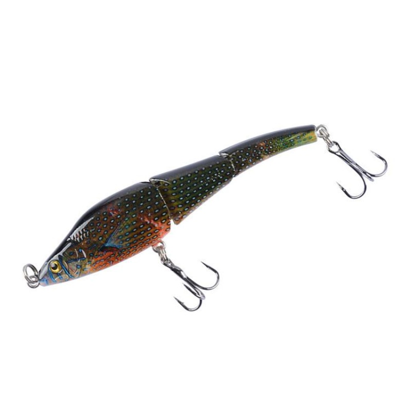 LB22 9.5cm/8.9g Multi-section VIB Plastic Hard Lures Painted Bionic Lures(5)