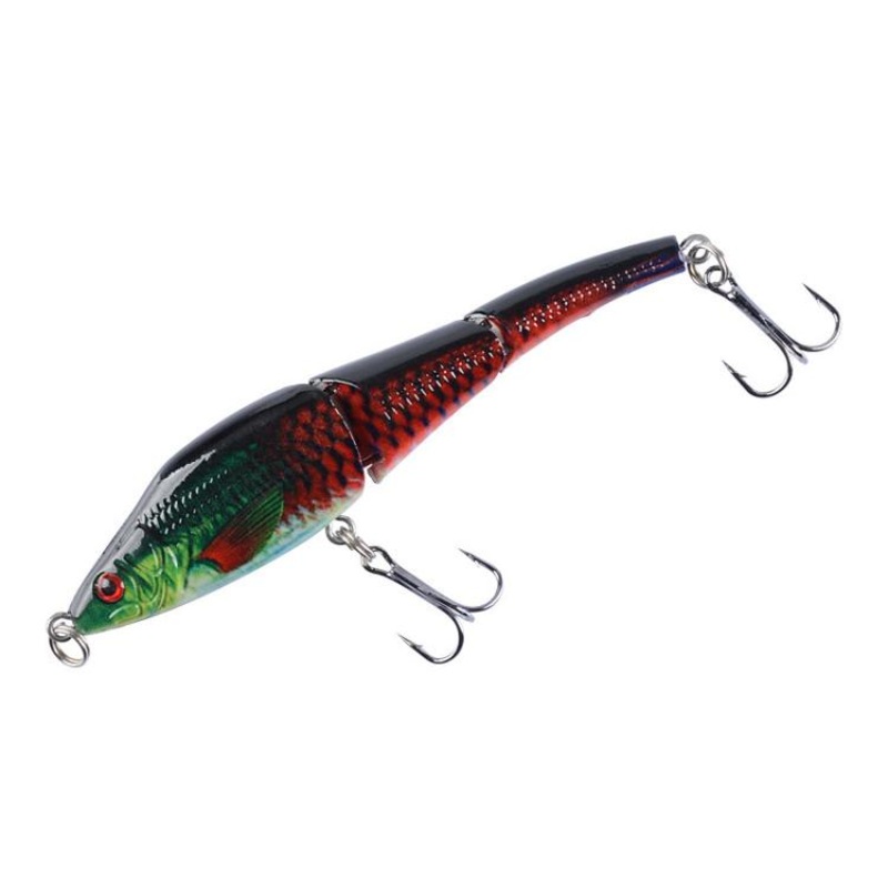 LB22 9.5cm/8.9g Multi-section VIB Plastic Hard Lures Painted Bionic Lures(6)