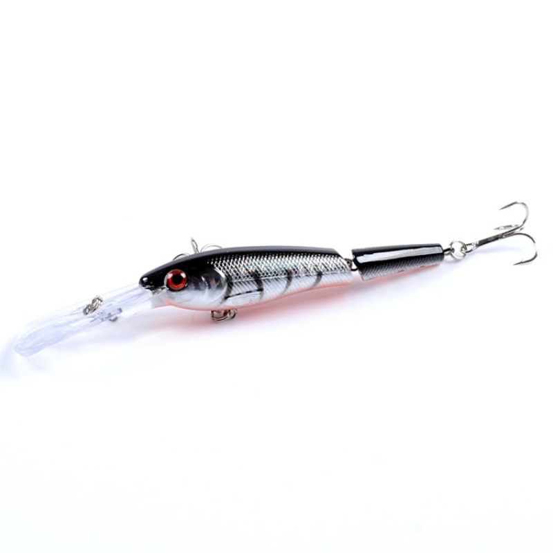 M0208 13.3cm/13.4g Lure Bionic Multi-section Mino Fake Lure Plastic Lure(2)