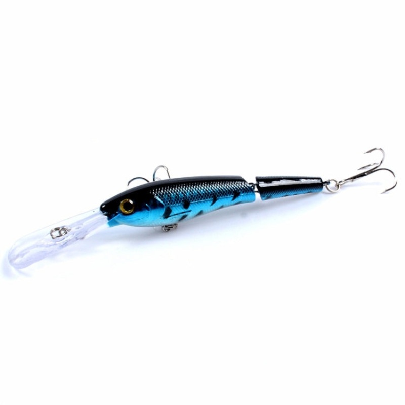 M0208 13.3cm/13.4g Lure Bionic Multi-section Mino Fake Lure Plastic Lure(4)