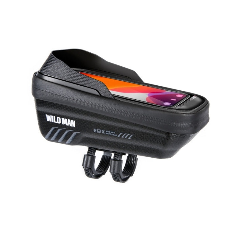 Waterproof Anti-Fall Bicycle Bag with Touch Function 1L (Black)