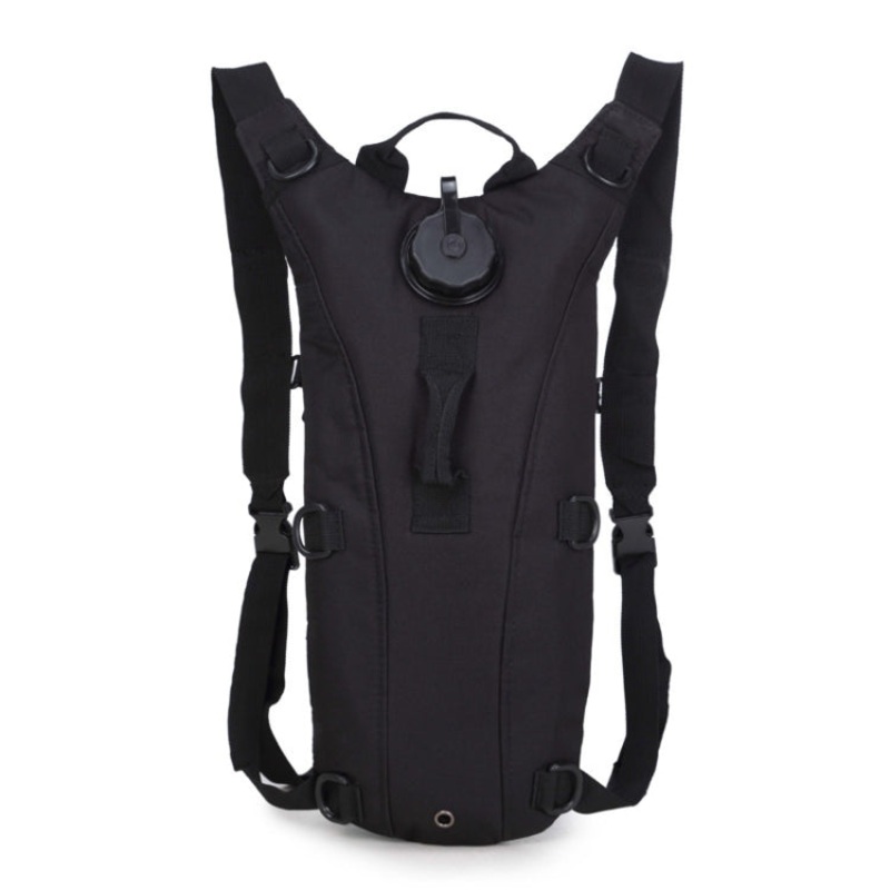 3L Outdoor Cycling Mountaineering Water Bag Duffel Backpack (Black)