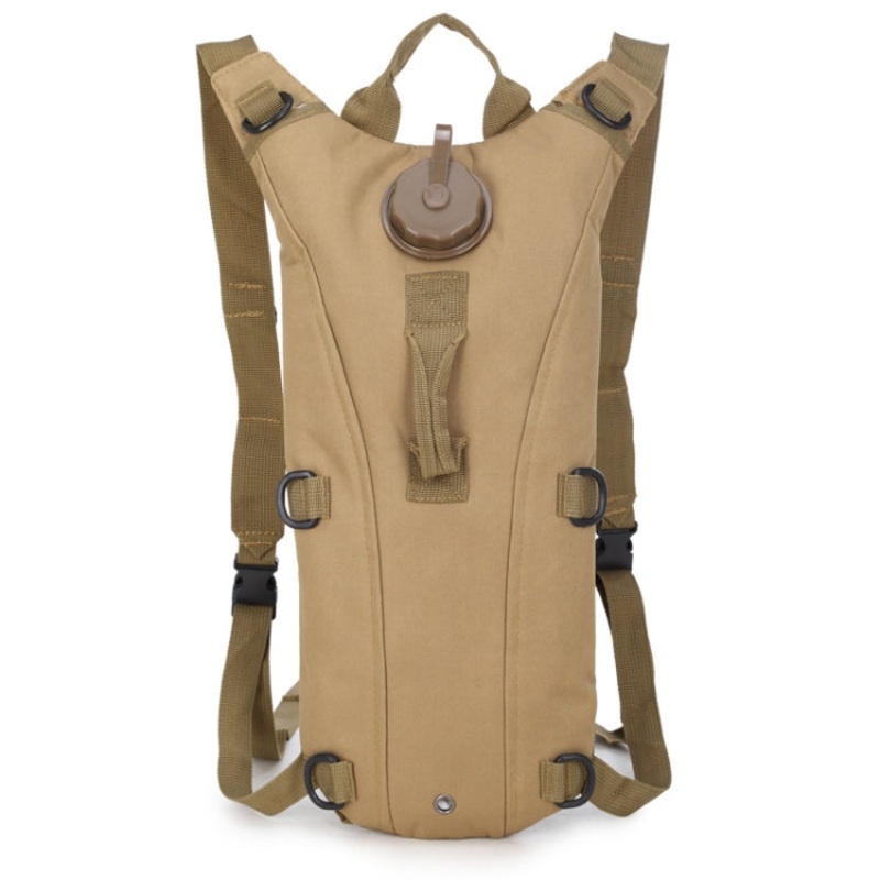 3L Outdoor Cycling Mountaineering Water Bag Duffel Backpack (Khaki)