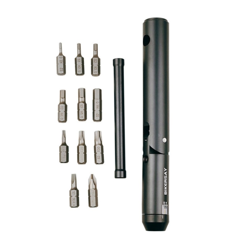 BIKERSAY BT081 Multifunction Bike Repair Torsion Wrench Set(Black)