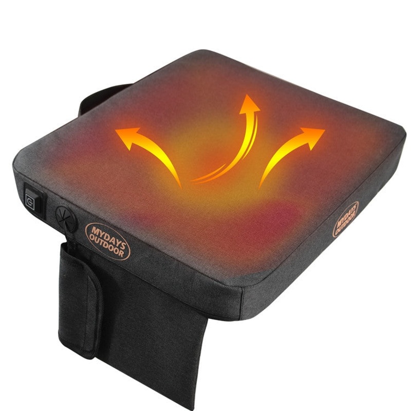 Portable Gray Outdoor Camping Stool USB Heating Mat