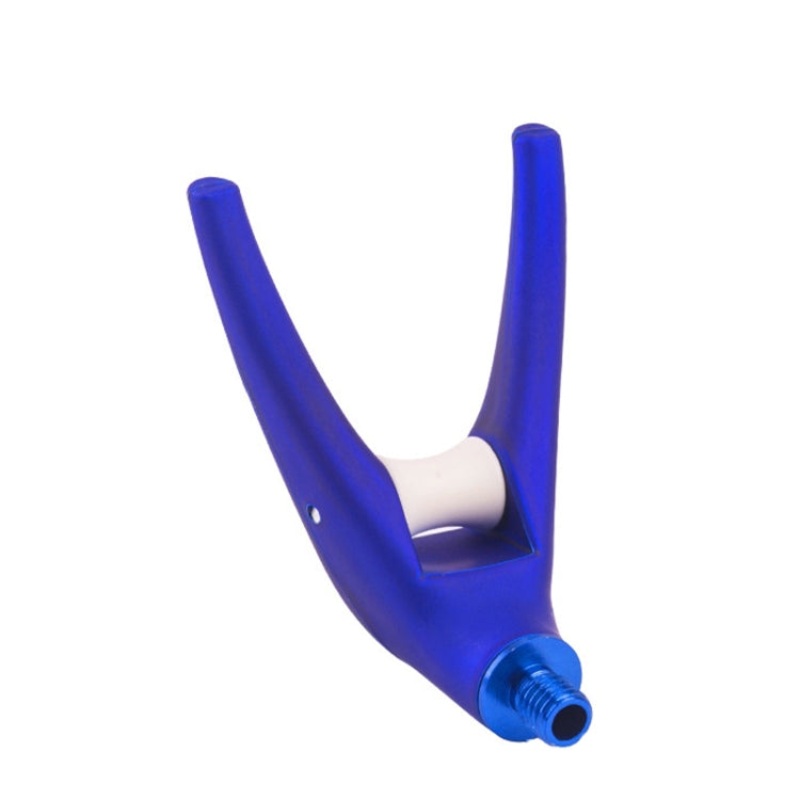 Fishing Rod With Wheel Universal Interface Bracket Head, Color: Blue