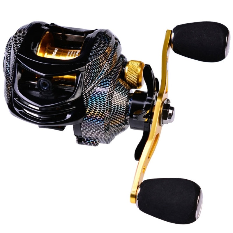 PROBEROS Metal Drop Wheel 18+1 Axis Lure Fish Wheel, Style: DW132PL Left Hand