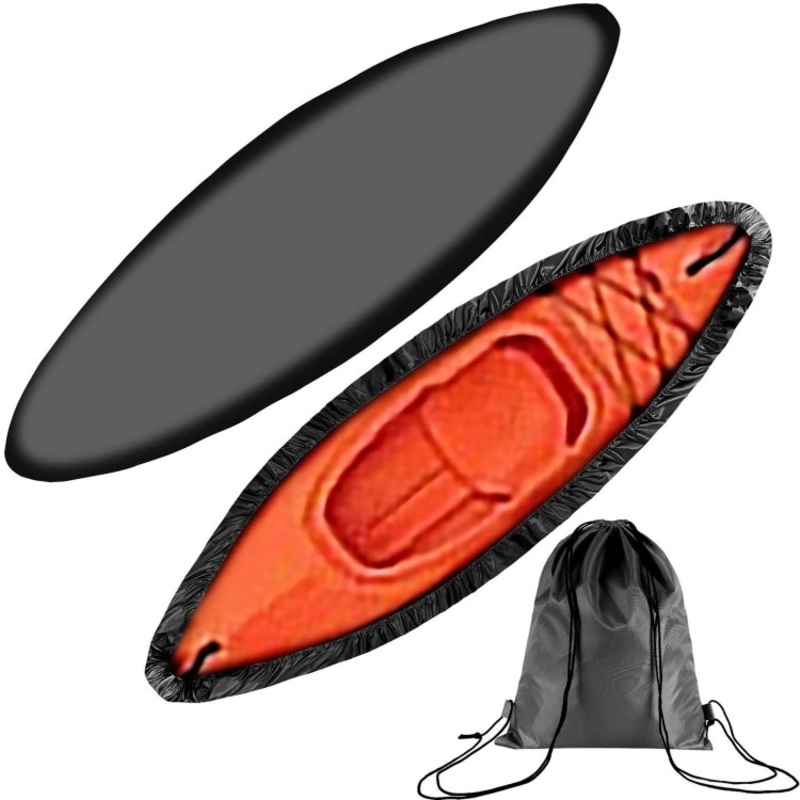 Black Outdoor Waterproof Sunscreen Kayak Cover for 5.6-6m