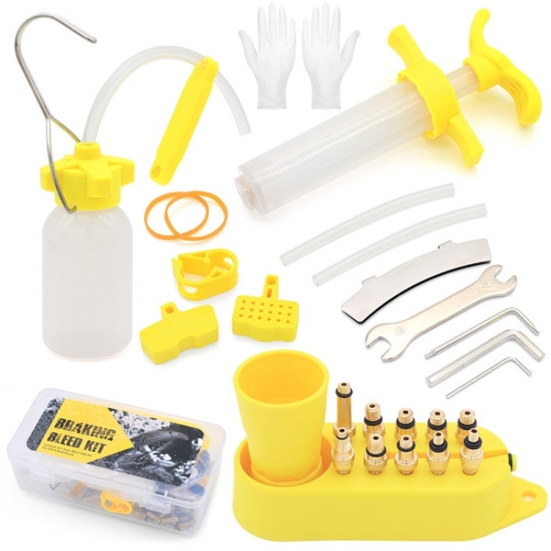 Mountain Bike Oil Dish Oil Filling Tool, Specification: Advanced Model Brass Head/Box