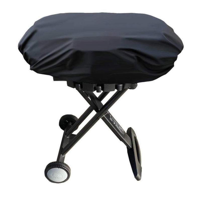 Portable Waterproof Dustproof BBQ Grill Protective Cover (Black)
