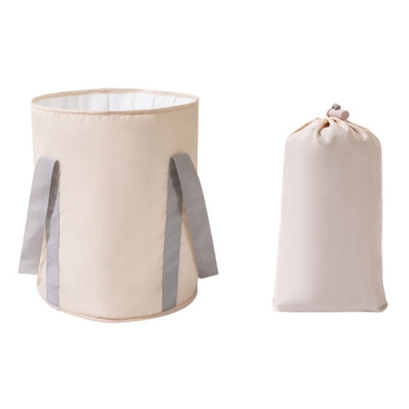 Travel Portable Folding Multifunctional Outdoor Basin Bag (Large) Beige