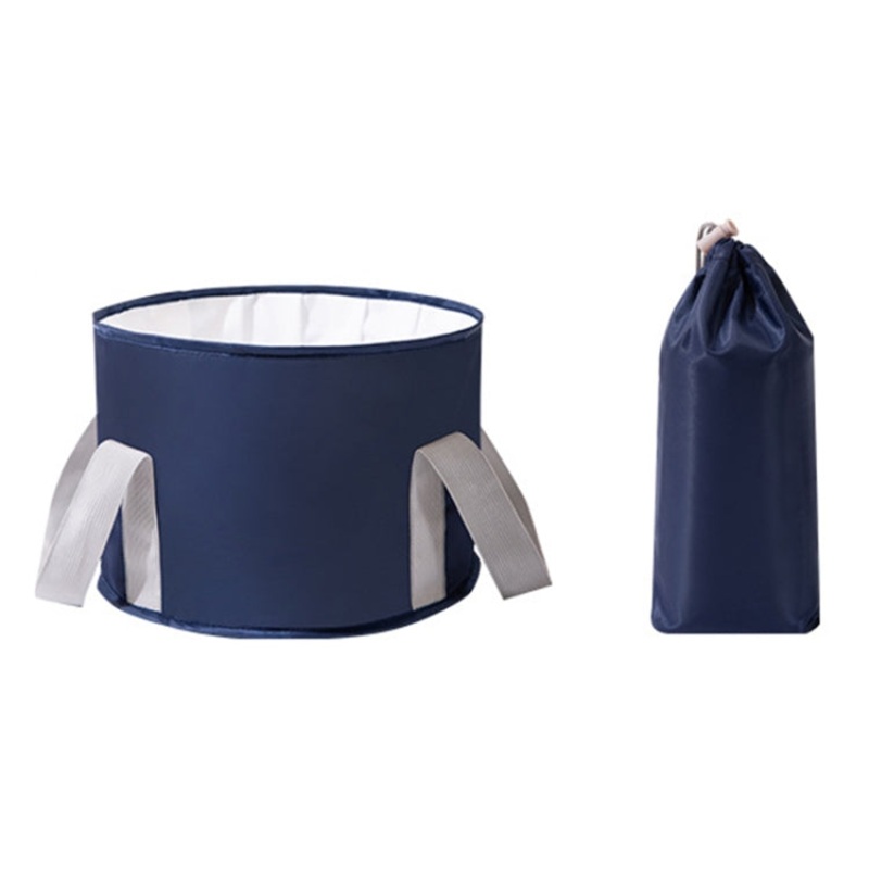 Travel Portable Folding Multifunctional Outdoor Basin Bag (Small) - Navy