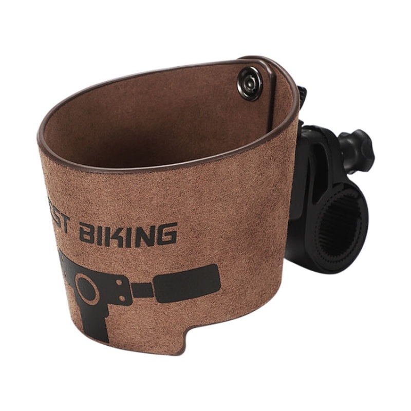 Bicycle Cup Holder Bottle Cage Handlebar (Brown)