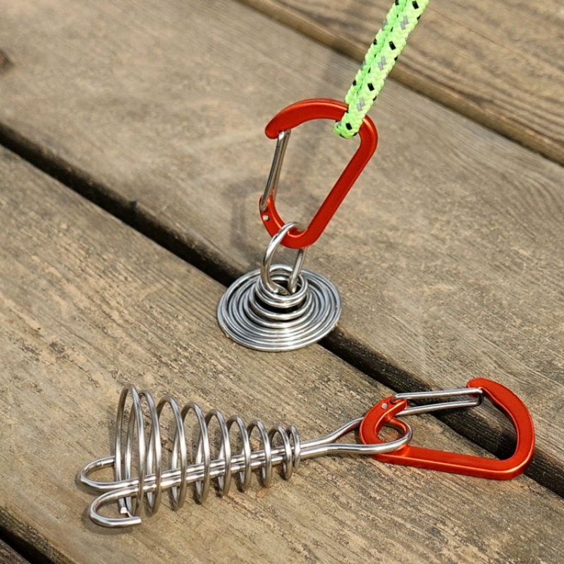 Stainless Steel Outdoor Tent Rope Buckle for Camping (Octopus Buckle)