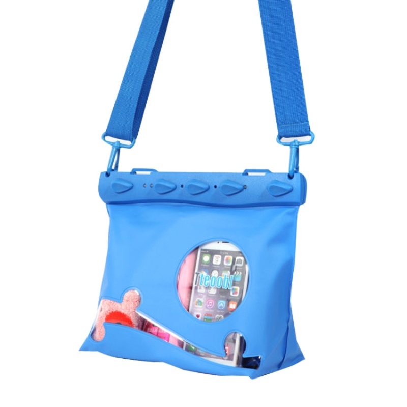 Large One-Shoulder Crossbody Drifting Diving Bag Waterproof Sundries Storage (Blue)