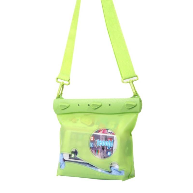 Waterproof One-Shoulder Crossbody Diving Bag Medium (Green)