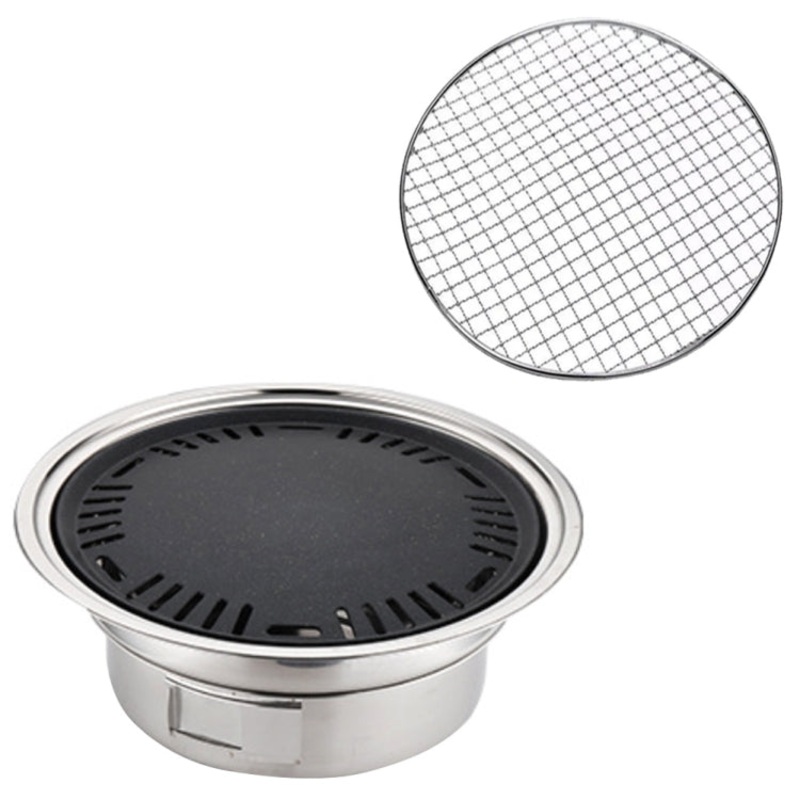 Home Multifunctional Adjustable Fire Barbecue Grill (Size: S)